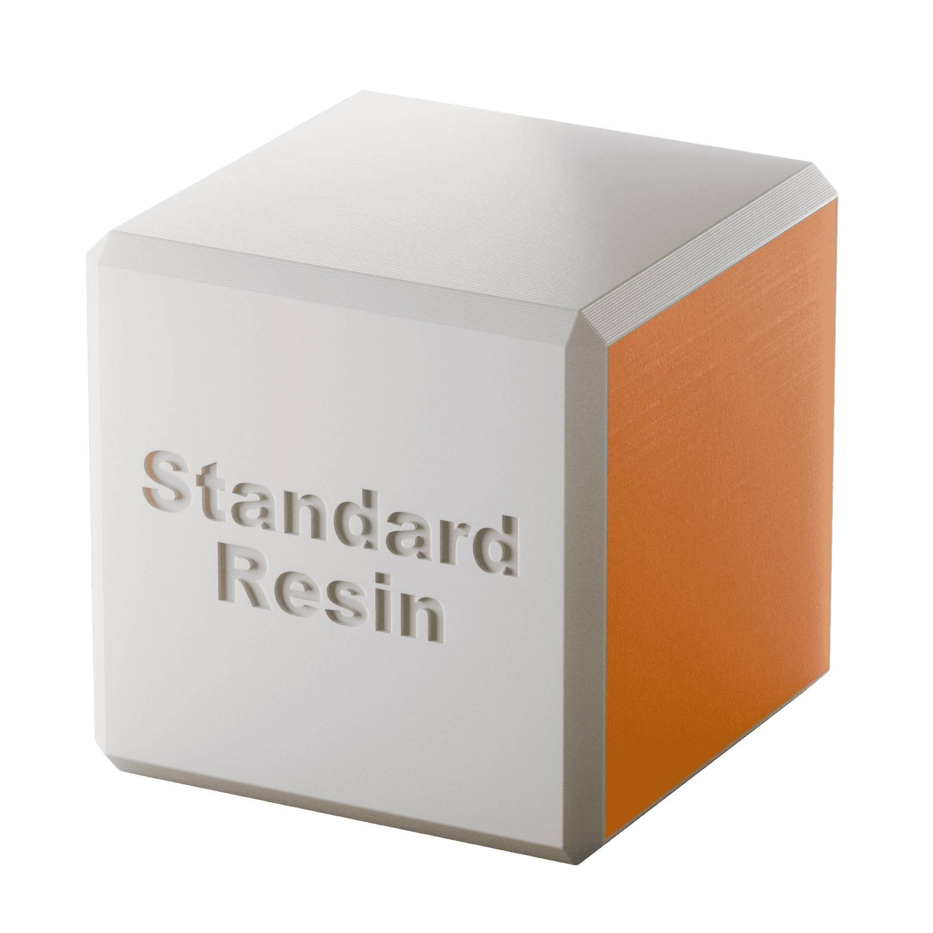 Standardní pryskyřice bílá - ukázka materiálu